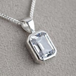 The Secretly Collection - CZ Diamond cut pendant with hidden Channel, See Description