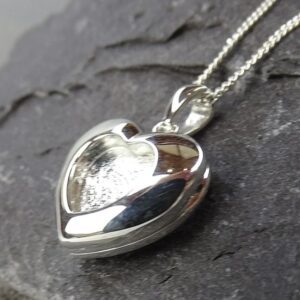 Heart Locket In Sterling Silver 925