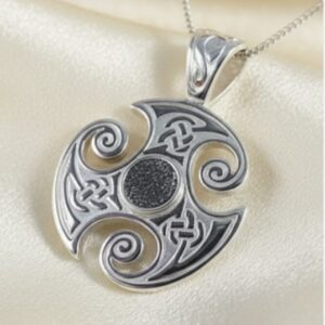 Solid Sterling Silver 925 Viking Style fill-able Pendant